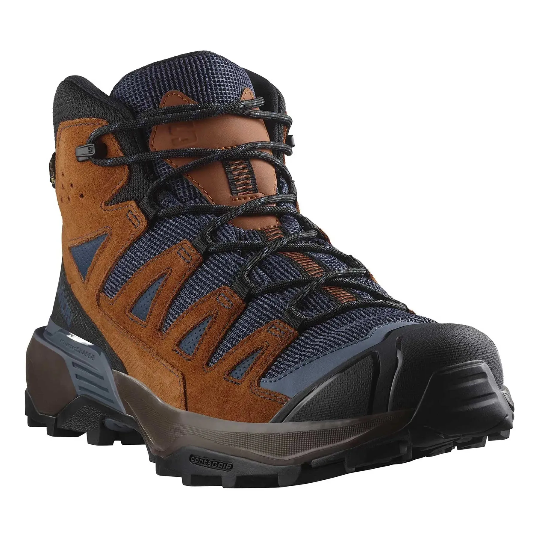 X ULTRA 360 LEATHER MID GTX   BLUE NIGHTS / CARAME