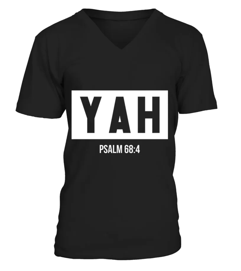 Yahuah Hebrew Israelite T-Shirt Clothing Yahawah Yahweh Camiseta cuello en V Unisex