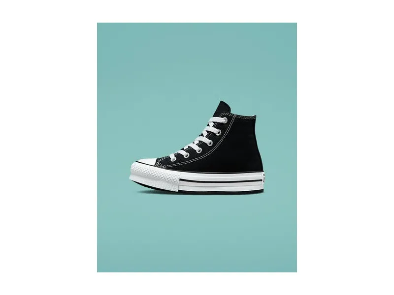 ZAPATILLA CONVERSE CHUCK TAYLOR ALL STAR LIFT PLATFORM HI 372859C EN COLOR NEGRO