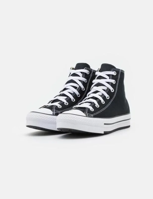 Zapatillas Converse Ctas Eva Lift Hi en Nego para Chicas