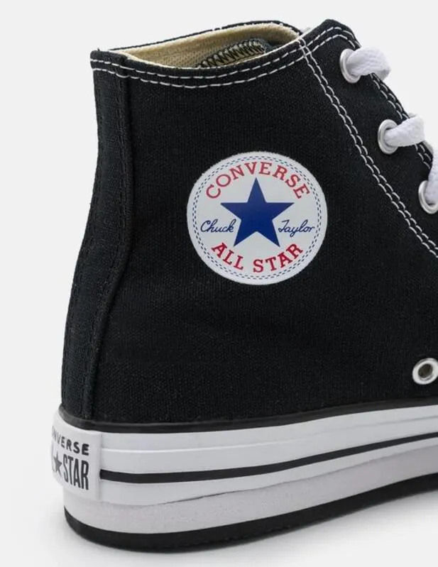 Zapatillas Converse Ctas Eva Lift Hi en Nego para Chicas