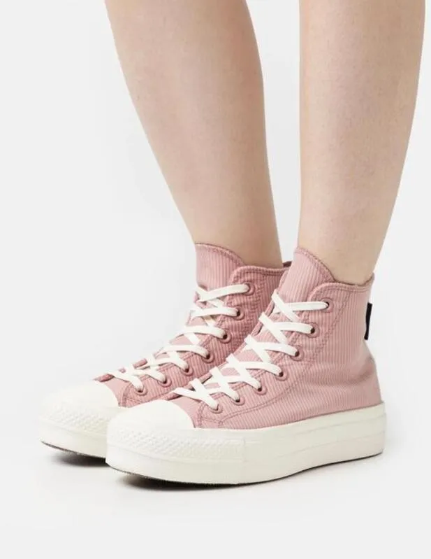 Zapatillas Converse Ctas Lift Hi en Rosa para Mujer