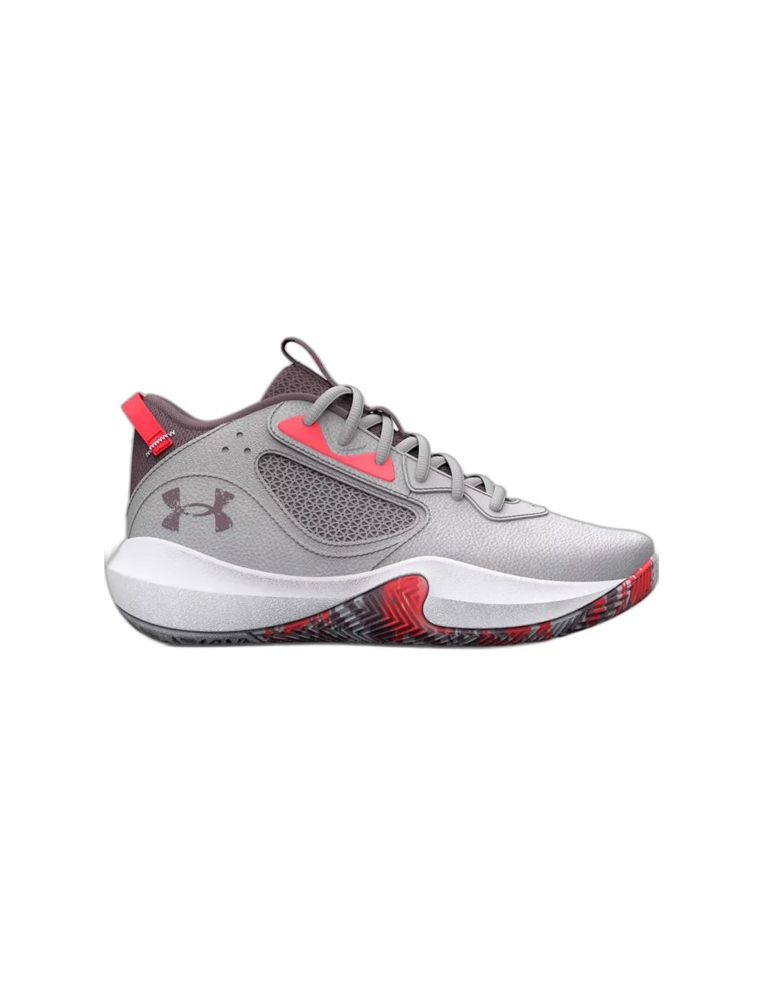 Zapatillas de Baloncesto Under Armour Gs Lockdown 6 Gris