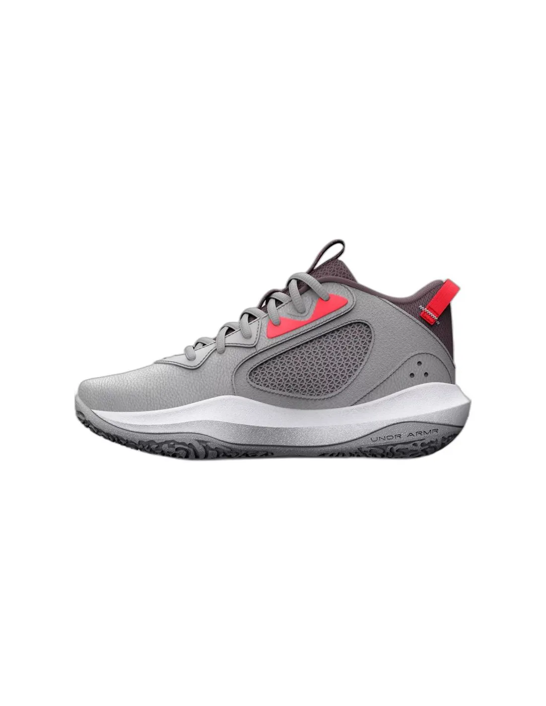 Zapatillas de Baloncesto Under Armour Gs Lockdown 6 Gris