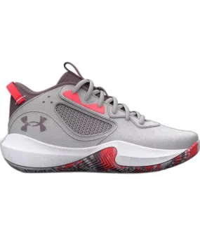 Zapatillas de Baloncesto Under Armour Gs Lockdown 6 Gris