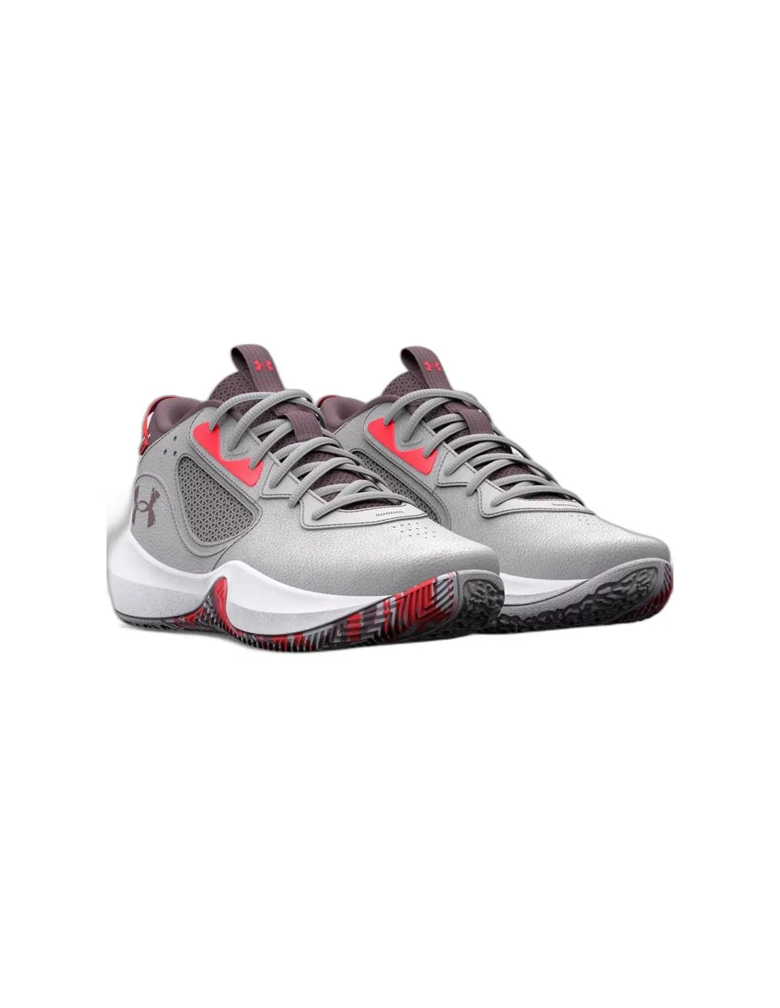 Zapatillas de Baloncesto Under Armour Gs Lockdown 6 Gris