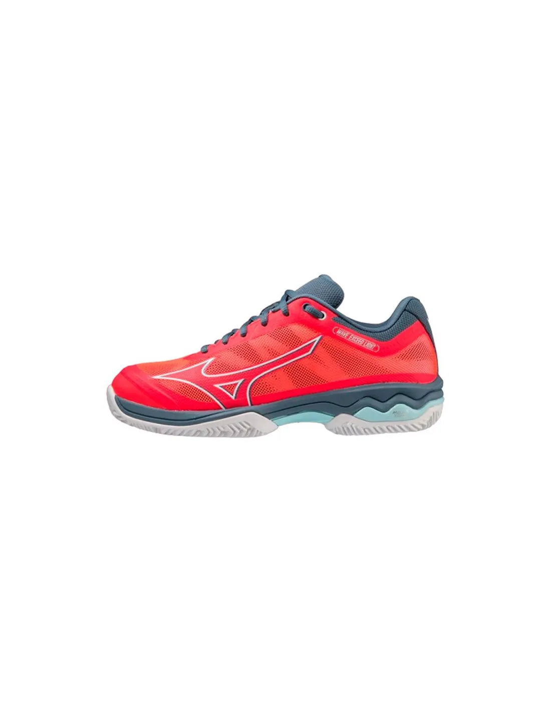 Zapatillas de Tenis Mizuno Wave Exceed Light CC Coral Mujer