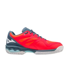 Zapatillas de Tenis Mizuno Wave Exceed Light CC Coral Mujer