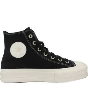 Zapatillas deporte de Mujer CONVERSE CHUCK TAYLOR ALL STAR LIFT PLATFORM SUEDE STUDS NEGRO