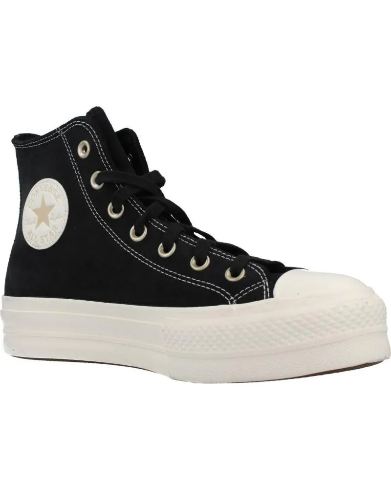 Zapatillas deporte de Mujer CONVERSE CHUCK TAYLOR ALL STAR LIFT PLATFORM SUEDE STUDS NEGRO