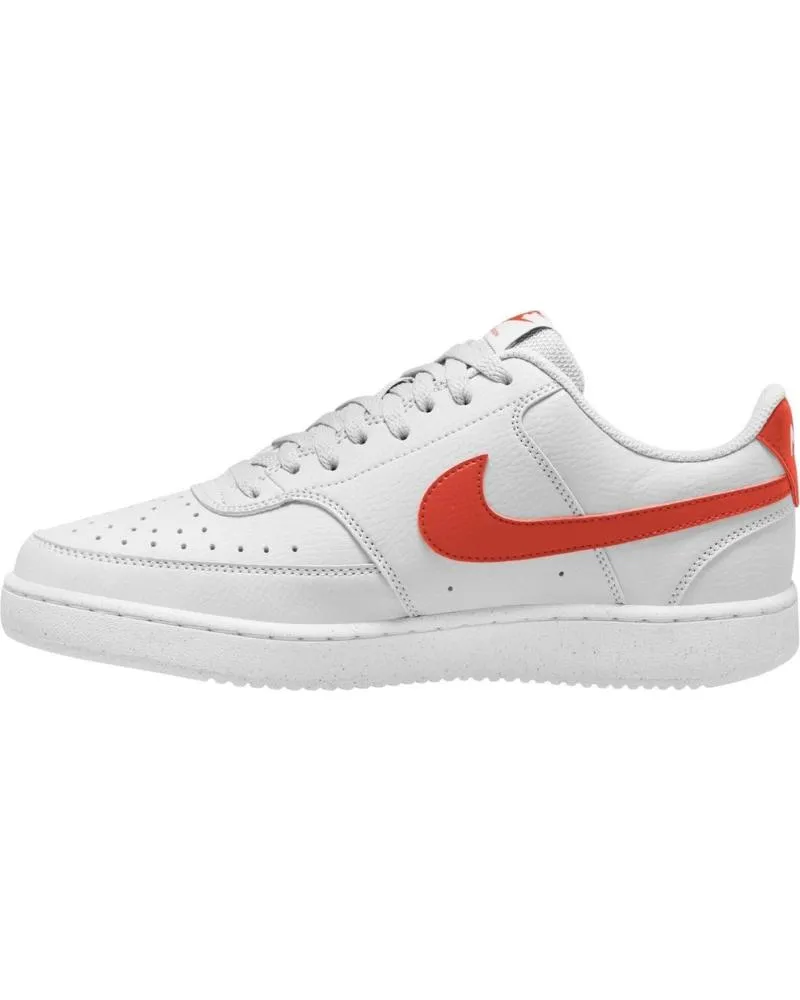 Zapatillas deporte NIKE  de Hombre DH2987-108 COURT VISION LOW NEXT NATURE  WHITE-PICANTE RED