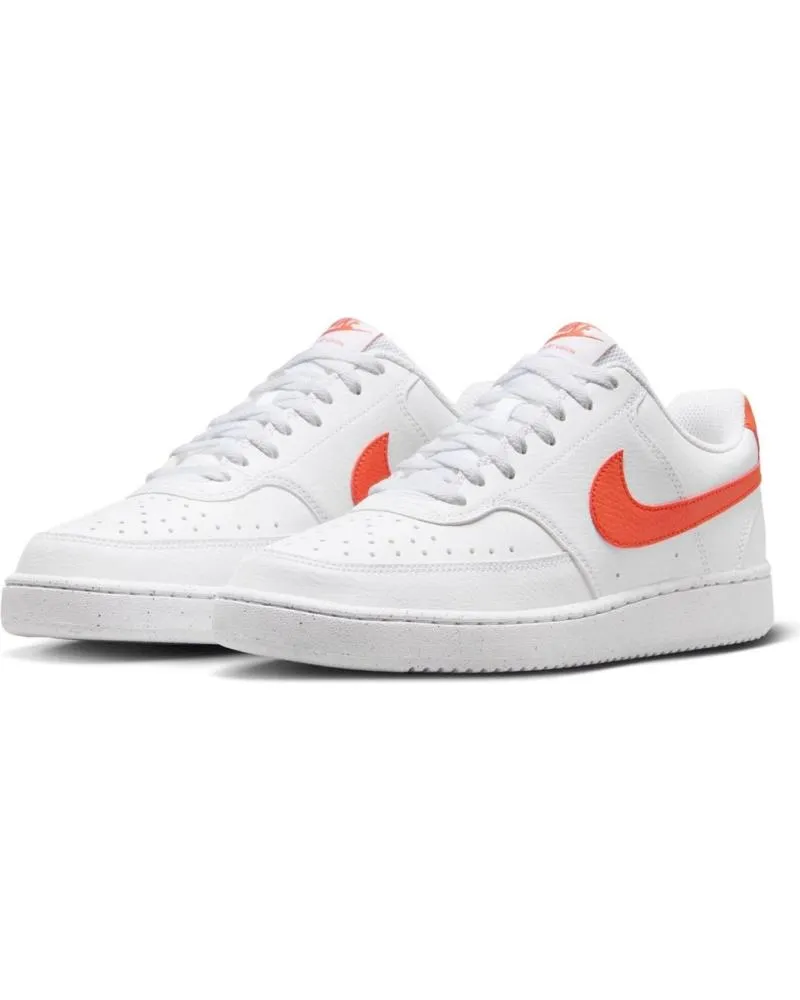 Zapatillas deporte NIKE  de Hombre DH2987-108 COURT VISION LOW NEXT NATURE  WHITE-PICANTE RED