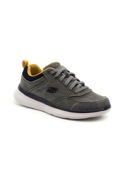 zapatillas skechers delson 2.0 grises para hombre