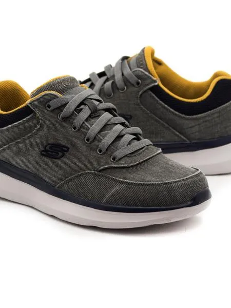 zapatillas skechers delson 2.0 grises para hombre