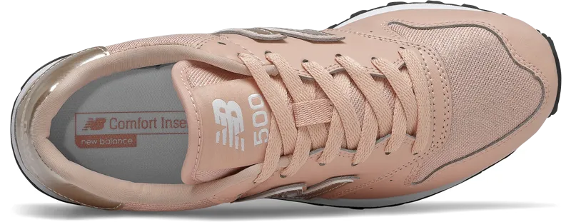 Zapatillas Urbanas Mujer New Balance 500 Rosado