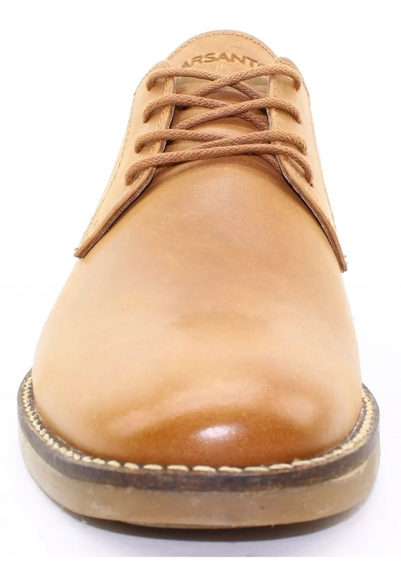 Zapato Hombre Marsanto Cuero Acordonado Casual 0073 Carg