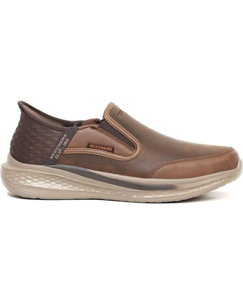 Zapatos SKECHERS  de Hombre MOCASINES 205237  CUERO