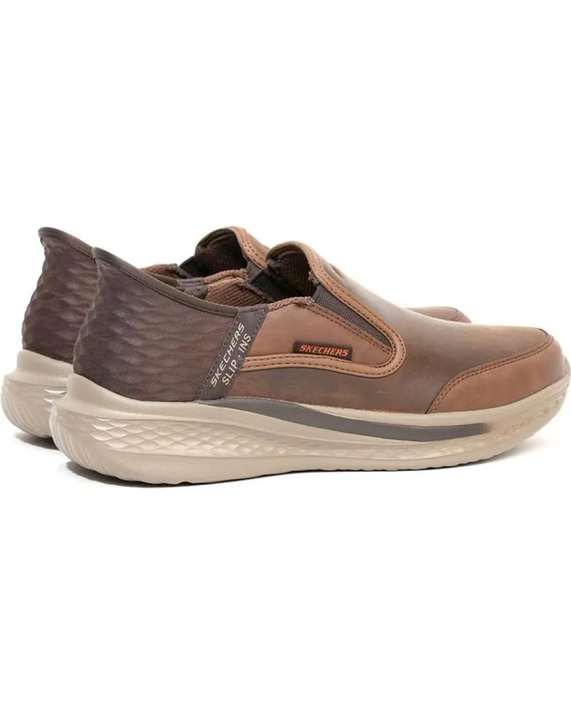 Zapatos SKECHERS  de Hombre MOCASINES 205237  CUERO